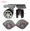 Polea de rueda de equipaje de doble fila A19, accesorio universal para ruedas de equipaje, carrito de ruedas, maleta, polea de rueda de equipaje