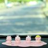 Adornos para coche 2025, nuevos adornos decorativos pequeños para coche de mujer, de alto nivel, creativos, ligeros, de lujo, con forma de lechón, suministros para el interior del coche.