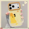 Funda de teléfono linda de animal de dibujos animados para iPhone 18 Pro Max, iPhone 17, iPhone 15 con doble soporte, iPhone 16 silicona anticaídas