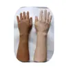 Mão artificial de silicone mão artificial de silicone decoração de simulação corporal tatuagem de mão modelagem de sobrancelha modelo de mão personalização fabricante
