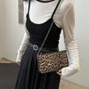 Bolso pequeño portátil de estilo occidental para mujer, moderno, estilo informal, con cadena, cuadrado, para hombro, 2024