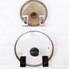 Estante de pared para tapas de ollas sin perforaciones, estante de almacenamiento para cocina, tabla de cortar, estante de almacenamiento para tapas de ollas