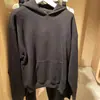 Nuevo en stock: conjunto de sudadera con capucha casual holgada y pantalón de chándal con bolsillo tipo canguro clásico en felpa de algodón