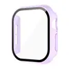 Adecuado para Apple Watch 12, carcasa de reloj, carcasa integrada y cubierta protectora de película para Apple Watch S12, carcasa mate de PC