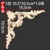 Tallado en Madera Dongyang Flor de Esquina de Madera Maciza Decoración Estilo Europeo Aplique de Madera Maciza Tallada Pieza de Tallado en Madera Flor de Esquina de Tallado en Madera Mueble Puerta de Gabinete