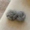 Presilha Banana de Rede Floral com Estampa de Leopardo Retrô Estilo Coreano para Mulheres, Novo Design de Alta Qualidade, Presilha Vertical para Rabo de Cavalo Cheio e Volumoso, Acessório de Cabelo