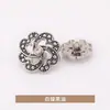 Hebilla de Diamantes en Forma de Flor Abrigo Chaqueta Traje de Lana Metálico Ropa Formal Botón Cierre de Botón Botón Oro Accesorios de Ropa