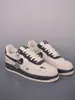 Zapatos Putian Air Force One Af1 Zapatos Blancos Co-Branded Air Tenis para Hombre y Mujer Trigo Piel de Vaca de Primera Capa Zapatos Deportivos de Caña Baja