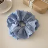 Alta calidad Encaje Industria Pesada Anillo para el Cabello Intestino Grueso Cuerda para el Cabello de Cola de Caballo Femenina de Gama Alta Manojo de Cabello Súper de Hada Adorno para el Cabello
