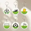 Producto nuevo explosivo transfronterizo, llavero acrílico periférico de deporte de fútbol, colgante pequeño para mochila, producto pequeño exclusivo de Yiwu