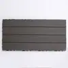 Piso de Madera Plástica para Exteriores para Balcón Autoinstalable, Piso de Madera Plástica Entrelazado, Antideslizante y Resistente al Sol, para Patio y Jardín, Piso Ecológico