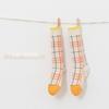 Calcetines Altos para Niños Niñas Estilo Coreano Nuevo Estilista Cuadros Calcetines para Niños Bebé Primavera y Otoño Calcetines de Algodón