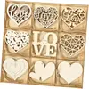 Colgante de Rejillas de Nueve Cuadrados para Manualidades de Madera Decoración Creativa para el Hogar Graffiti Hecho a Mano DIY Copos de Nieve Ecológicos Virutas de Madera