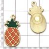 Mezcla de 30 Estilos de Aleación con Goteo de Aceite Dibujos Animados Fruta Piña Fresa Colgante Colgante Pulsera DIY Collar Accesorios de Joyería