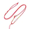Cuerda Fina para Colgante Hilo Dorado Asimétrico Nudo Plano Cuerda para Collar de Ágata Hebilla de Seguridad Dorada Sencilla Cuerda para Colgar en el Cuello Venta al por Mayor