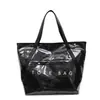 Suministro Exclusivo Transfronterizo de Bolsas Tote Grandes Simples con Estampado de Letras, Bolsos Cruzados Casuales Personalizados, Bolsos de Mujer para Viajes Diarios con Texto y Logo Estampados