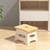 Qinkang Taburete Plegable de Plástico Engrosado Alforja Alforja Creativa Banco Pequeño Taburete para Niños Taburete Bajo para el Hogar para Adultos