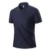 Camisa Polo Personalizada Roupa de Trabalho Gola Camisa de Manga Curta Verão Publicidade Corporativa Estampa de Logo Uniforme de Equipe