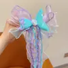 Horquilla de lazo para niña, accesorio para el cabello, cinta de princesa sirena Aisha, horquilla para el cabello, manos de niña pequeña
