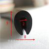 Equipamento de tira de borracha PVC em forma de U de Zhejiang Ningbo Tira para embrulhar chapa metálica e vidro Tira de vedação em forma de U Tira protetora para embrulhar bordas