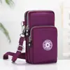 Bolsa para Teléfono Móvil Directo de Fábrica Bolso Cruzado para Mujer Bolsa para Teléfono Móvil de Pantalla Grande Monedero Colgante para el Cuello Bolsa de Muñeca para Correr Vertical Mini