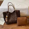 Bolsa de Ombro Grande de Couro Sintético com Estampa de Leopardo Transfronteiriça para Mulheres, Nova Coleção Outono/Inverno 2026, Bolsa de Mão Retrô, Bolsa Tote Versátil para o Dia a Dia