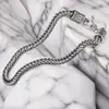 Amazon Comercio Exterior Nuevo Producto Pulsera Tejida a Mano para Hombre Nicho Retro Sensación de Alta Gama Joyería de Acero Inoxidable Temperamento