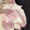 Ningli Ropa Nueva China para Niños Cheongsam de Lana Degradado para Niña Otoño e Invierno Nuevo Chaleco de Lana para Niños Pequeños y Medianos para Mujer