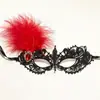 Máscara de pena de Halloween adereço de fantasia de mascarada máscara misteriosa de meia-face para festa à noite máscara para os olhos maquiagem máscara noturna