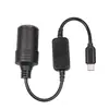 Cabo Booster USB para Carro Mais Vendido Transfronteiriço 5V para 12V Tipo Acendedor de Cigarros Cabo Fêmea Tipo-C para Acendedor de Cigarros