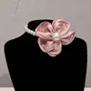 Collares para Mascotas Transfronterizos, Collares de Perlas para Gatos, Collares de Moda con Flores, Accesorios Estilo Princesa para Perros, Joyería Personalizada para Mascotas