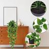 Planta artificial pendente Amazon Folhas de eucalipto Mandala Trepadeira falsa em vaso Decoração interna e externa
