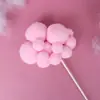 Globo Aerostático Decoración Elefante Bebé Bola Tarjeta de Pastel Tridimensional Adornos Bola de Pelo Nube Enchufe Fiesta de Cumpleaños de Bebé Vestido