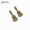 YuenZ DIY accesorios de joyería de aleación retro letras guitarra colgante fábrica directa 28*10 P118