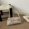 Bolso de Mano de Textura Simple Moda Estilo Coreano Bolso Cuadrado Pequeño Bolso de Mujer 2026 Nuevo Diseño Nicho Coreano Bolso de Hombro