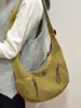 Bolso Cruzado Grande de Alta Apariencia Estilo Coreano Casual para Mujer Nuevo Verano 2025 Bolso Simple tipo Dumpling para Viajes Diarios Bolso de Hombro