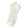 Calcetines sin costuras al por mayor Acheng para mujer, calcetines invisibles finos de verano, calcetines blancos de seda helada de princesa dulce, calcetines cortos