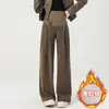 Pantalones de maternidad para primavera y otoño 2026 modelo nuevo, de cintura alta, talla grande, no ajustados, pantalones casuales de pierna ancha para el embarazo, ropa de otoño