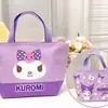 Bolsa de almoço PU japonesa bolsa térmica fofa desenho animado grande estudante trabalhador de escritório bolsa térmica para marmita bolsa de almoço peixe feio