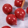 Balões Garnet Vermelho Tendência 10 polegadas Atacado para Decorações de Casamento e Festa de Aniversário, Balões Ruby Vermelho Camada Única Fosco 2.2g