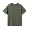 Camiseta Casual Masculina Elástica com Gola Redonda, Macia e Delicada para o Verão, de Secagem Rápida e Respirável, Versátil Camiseta de Manga Curta para Esportes ao Ar Livre