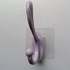 Gancho grande de 12,5 cm para abrigos, creativo, sin costuras, sin clavos, para puerta trasera de cocina, baño, gancho adhesivo, gancho resistente