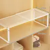 Estante Divisor de Armario, Estante Extensible para Almacenamiento de Ropa, Organizador de Gabinete Profundo para Armario de Dormitorio en Casa, Estante de Almacenamiento