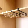 Casa Cozinha Arte em Ferro Prateleira de Armazenamento de Armário Rack de Ganchos Multifuncional Organizador de Guarda-Roupa Cozinha Ganchos Sem Rastreamento Sem Pregos