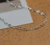 Colar Feminino em Prata de Lei S925 com Coração Esculpido, Corrente Clavícula Ajustável Brilhante, Joia Folheada a Ouro Branco para Atacado