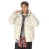 Jaqueta Outwear de Couro PU Espessado com Algodão e Logo Personalizável para Homens e Mulheres, Roupa de Inverno, Jaqueta de Algodão Solta, Jaqueta Pão, Jaqueta com Gola Alta para Homens