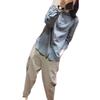 615 Gran Amor Meiyuan 2025 Principios de Primavera Nuevo Traje de Moda Camisa de Manga Larga Fondo Pantalones Casuales Estilo Coreano Mujer