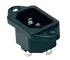 Interruptor basculante QY604 con luz KCD3 ovalado KCD1 restablecimiento de tres posiciones interruptor basculante de 24V enchufe AC-14
