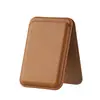 Popular no comércio exterior, Suporte de cartão em forma de A magnético MagSafe para iPhone 17, porta-cartão de identificação dobrável de couro