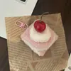 Pingente de Bolsa de Sobremesa de Pelúcia Fofo DIY Hamburger Bolo Chaveiro Pingente Sanduíche Pingente de Presente Acompanhante